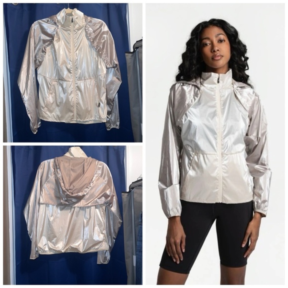 NWOT |•LOLË•| Sprint Two-Tone Gardenia Convertible Jacket/Vest Size Medium